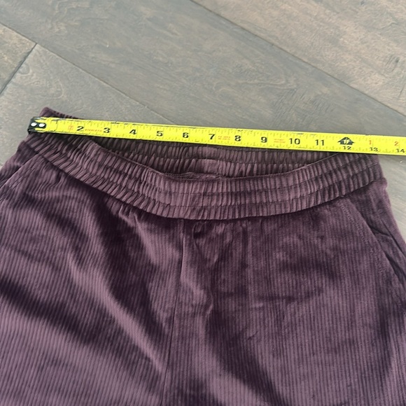 Victoria’s Secret Velour Lounge Ribbed Sweatpants XS Plum Purple - Picture 8 of 9